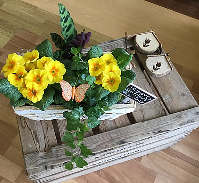 Mothers day Floral basket, New Forest