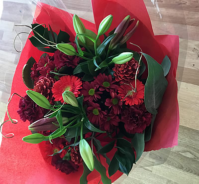 Christmas floral bouquets, New Forest